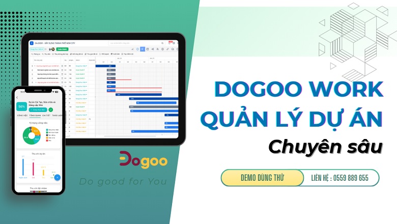 phần mềm quản lý dự án chuyên sâu Dogoo Work
