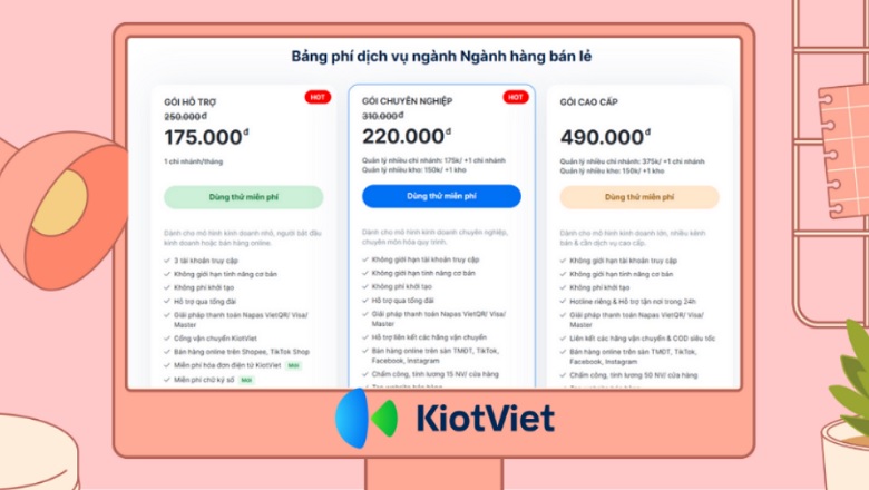 báo giá Kiot việt cập nhật