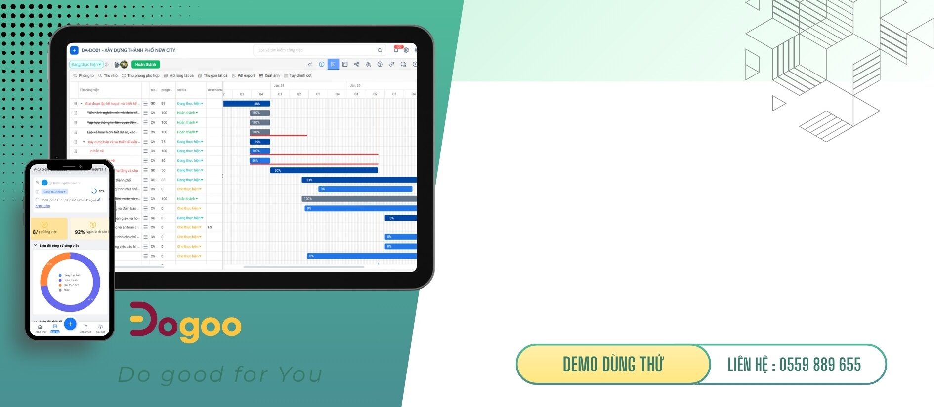 Dogoo Phần mềm Tự động hóa quản lý doanh nghiệp