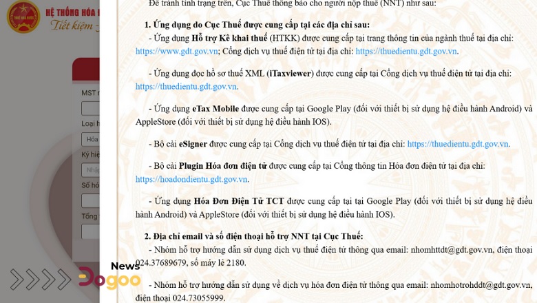 hỗ trợ sử dụng phần mềm kê khai thuế
